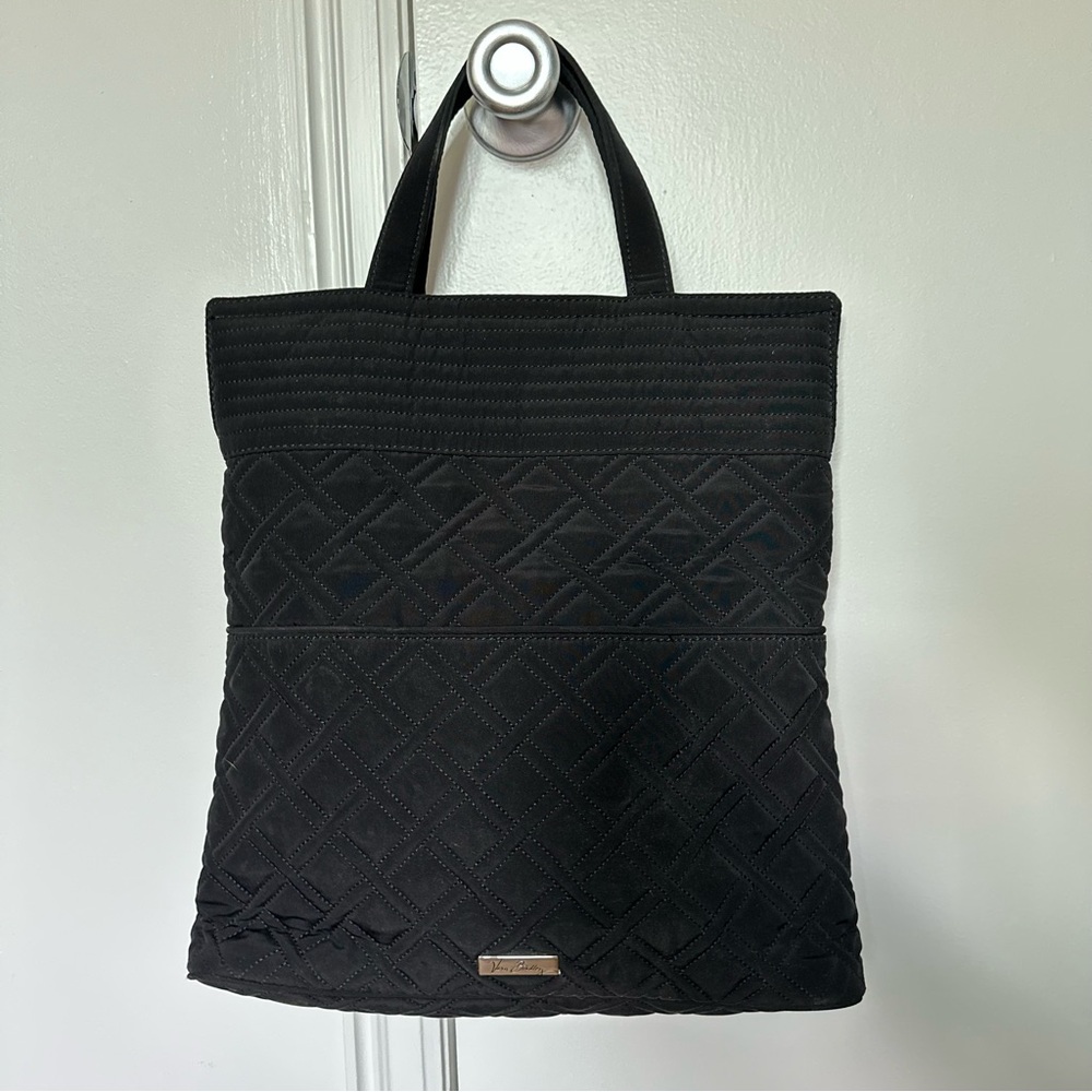 Vera Bradley Quilted Black Tote Bag